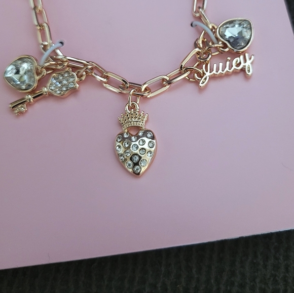 Juicy🍊 Couture Quintuple5️⃣ Charm Bracelet - NWT - Picture 8 of 16